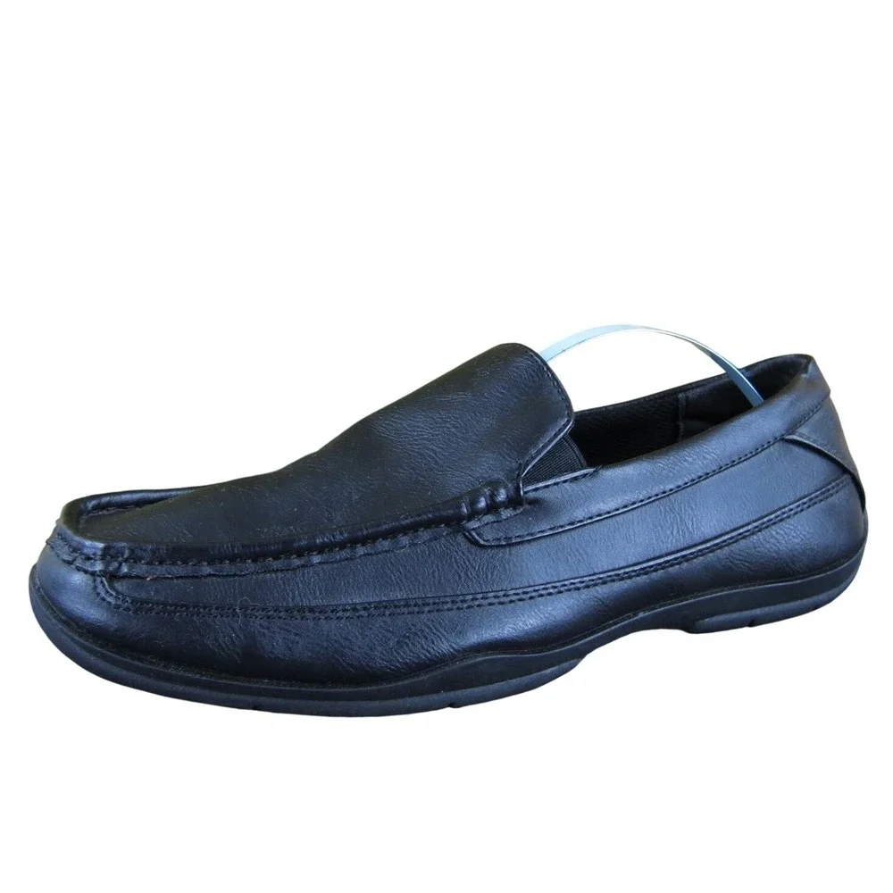 Dexter Men Comfort Driving Moccasin Black Synthetic Sz 7 Medium Gently Used 2025